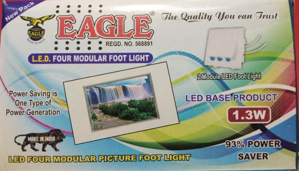 Eagle Picture Foot LED Light 4M  - 4M, White, Multi Colour, NA